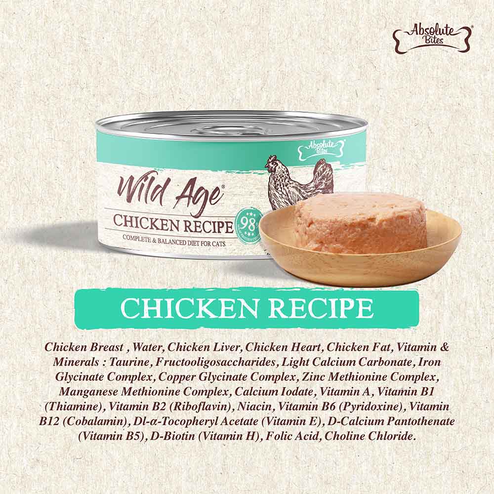 Absolute Bites🐱Wild Age Complete Wet Food 80g
