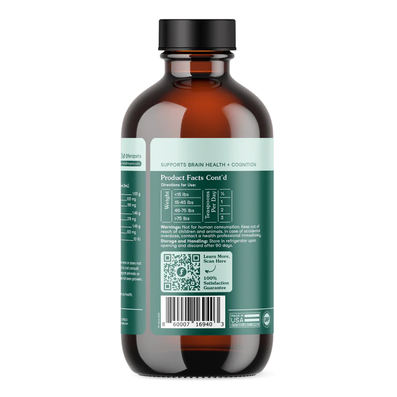 Fera Pets🐱🐶Algae Oil Omega-3, 6, 9 Liquid 8oz