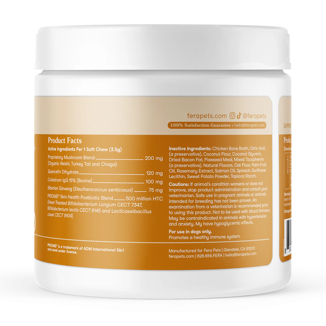 Fera Pets🐶Allergy & Immune Soft Chews 11.1oz