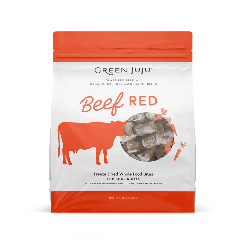 Green JuJu🐱🐶Beef Red Freeze Dried Whole Food Bites