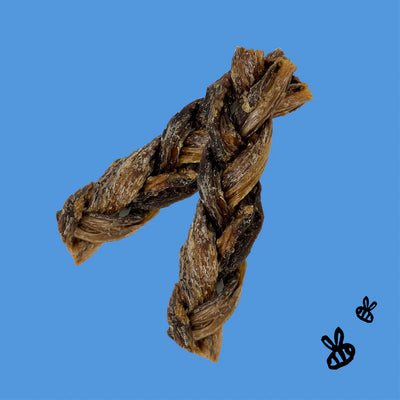 Honey I'm Home🐶Honey Coated Buffalo Braided Gullet 3.53oz