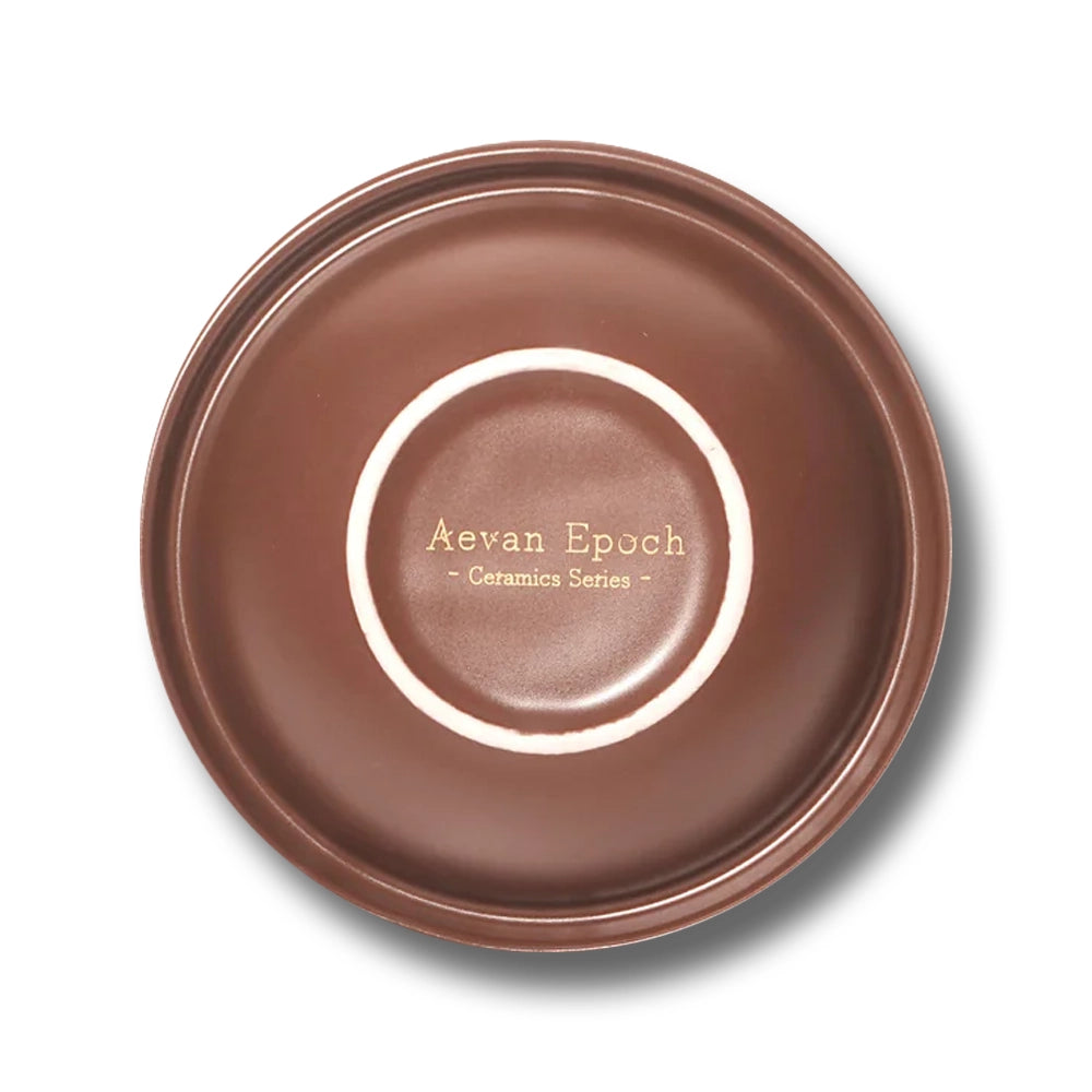 Aevan Epoch🐱🐶Premium Handcrafted Ceramic Bowl - Matte Chocolate