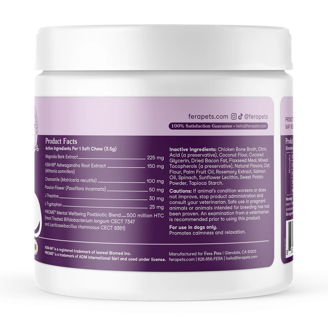 Fera Pets🐶Calming Soft Chews 11.1oz