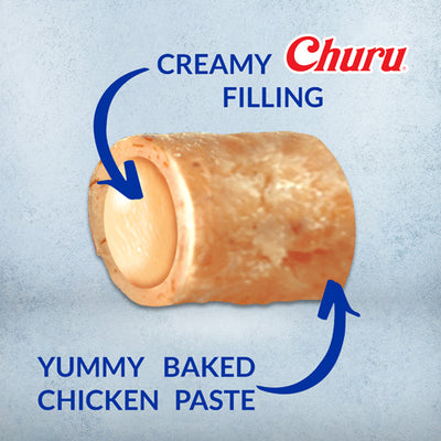 Inaba🐱Churu Bites Soft Baked & Lava Filled with Green Tea Extract 1.5oz