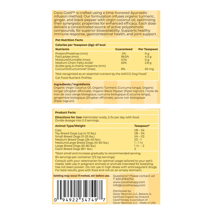 CocoTherapy🐱🐶Coco-Gold - Joint & Inflammatory Care 7.5oz