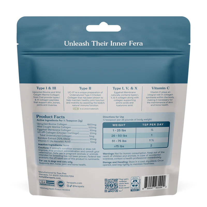 Fera Pets🐱🐶Collagen Plus 120g