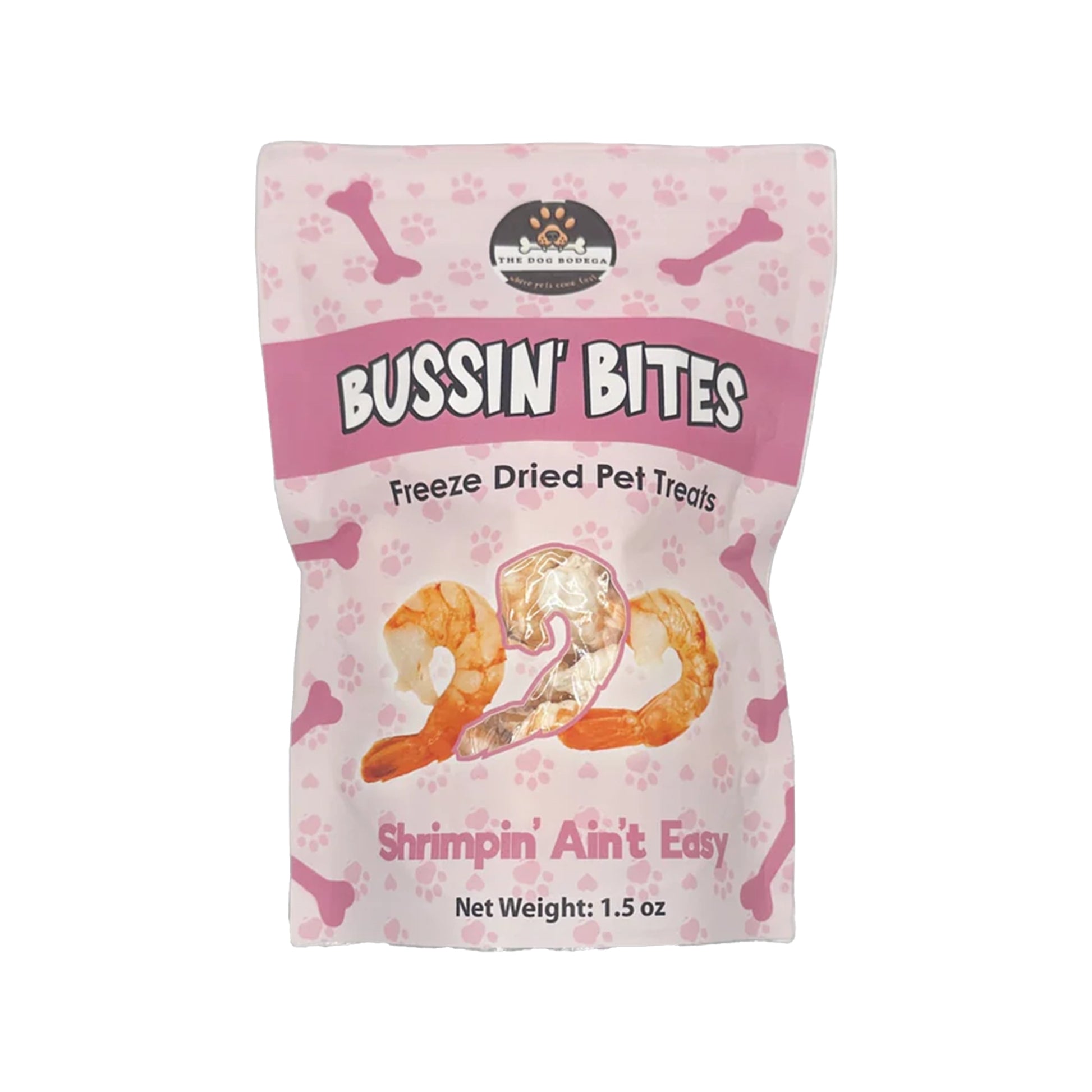 Bussin Bites🐱🐶Freeze Dried Shrimpin' Ain't Easy 1.5oz