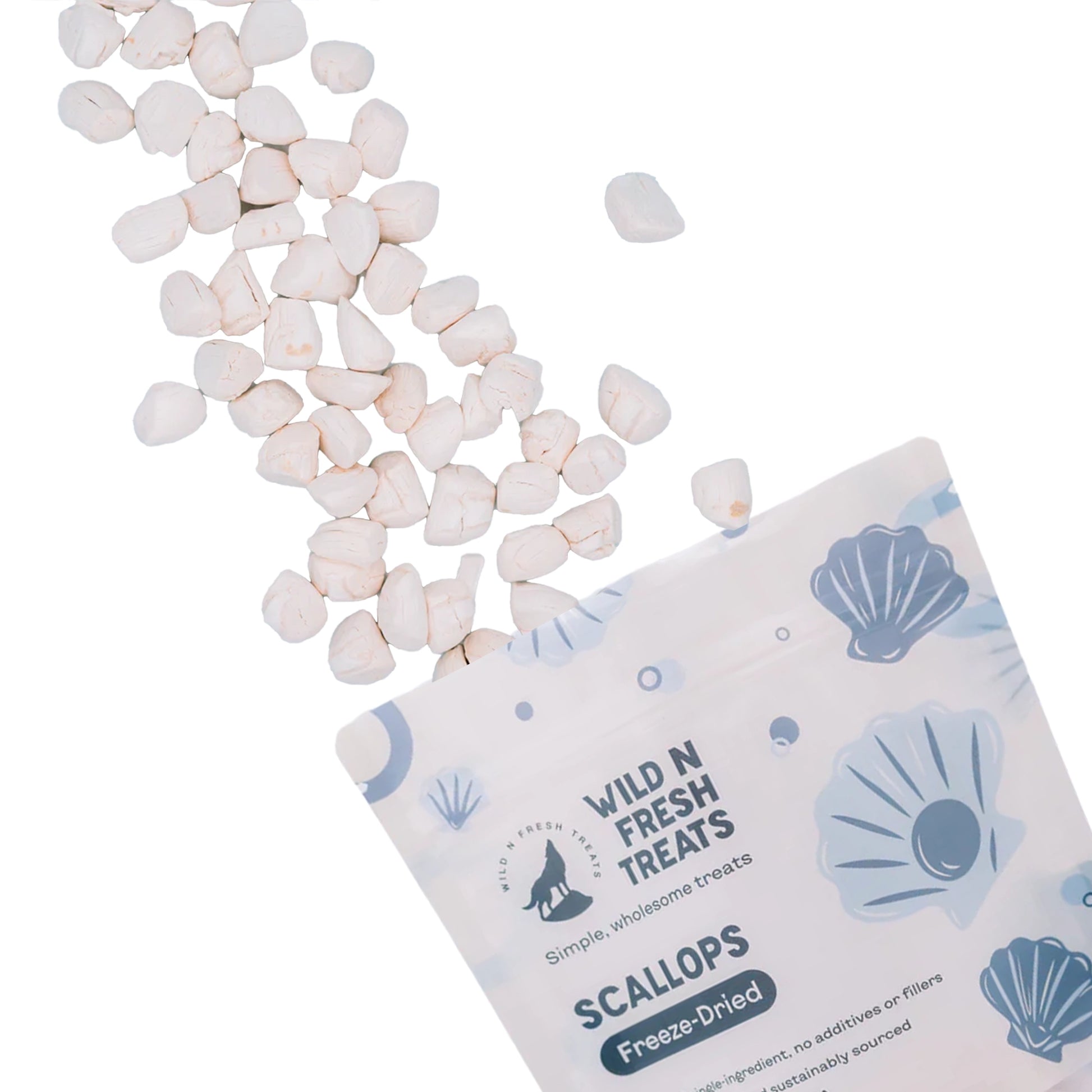 Wild n Fresh🐱🐶Freeze Dried Scallops 1.5oz