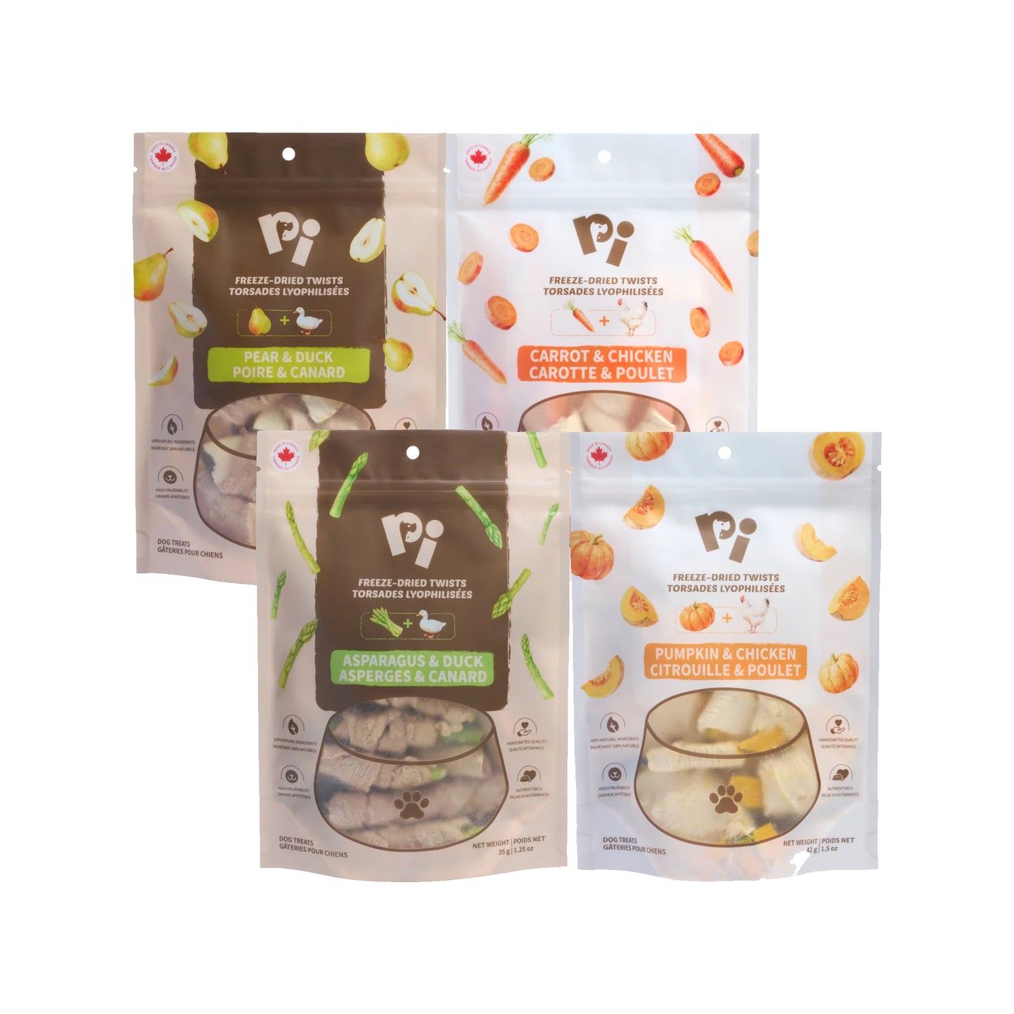 PI PET🐶Freeze Dried Meat & Veggies Twist 42g