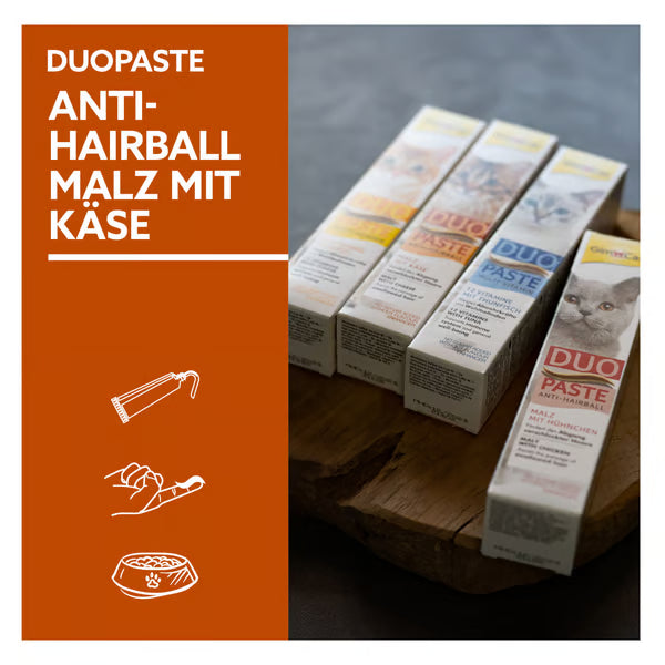 GimCat🐱Anti-Hairball & Cheese DUO Paste 50g