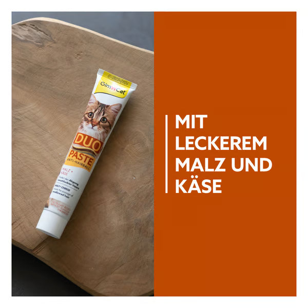 GimCat🐱Anti-Hairball & Cheese DUO Paste 50g