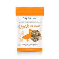 Green JuJu🐱🐶Duck Orange Freeze Dried Whole Food Bites