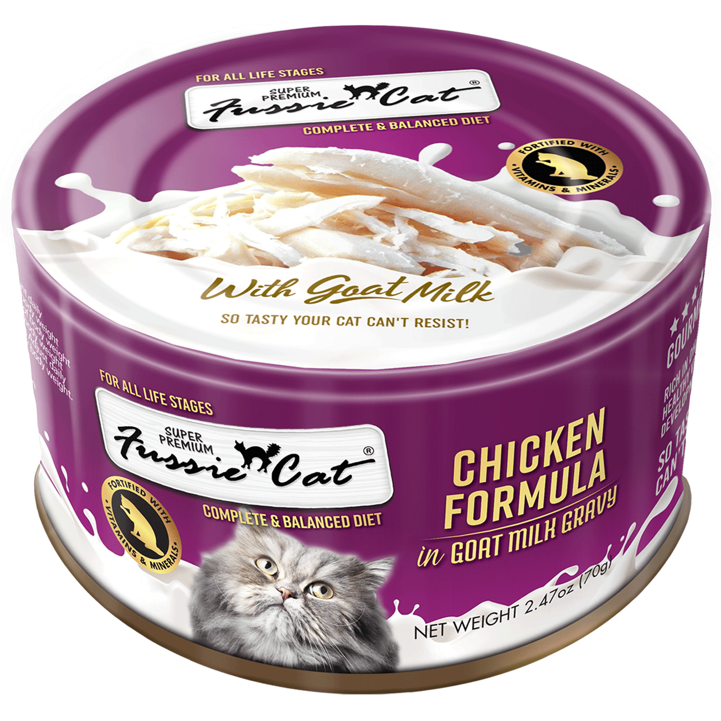 Fussie Cat🐱In Goat Milk Gravy Wet Food