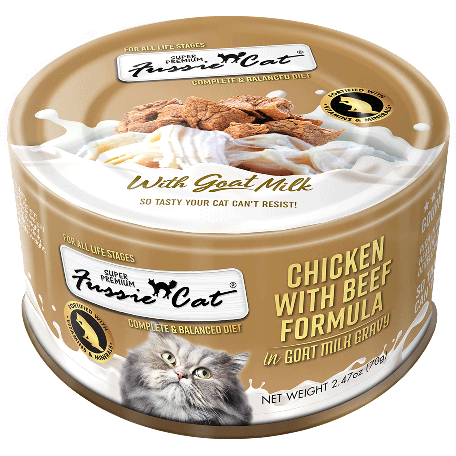 Fussie Cat🐱In Goat Milk Gravy Wet Food
