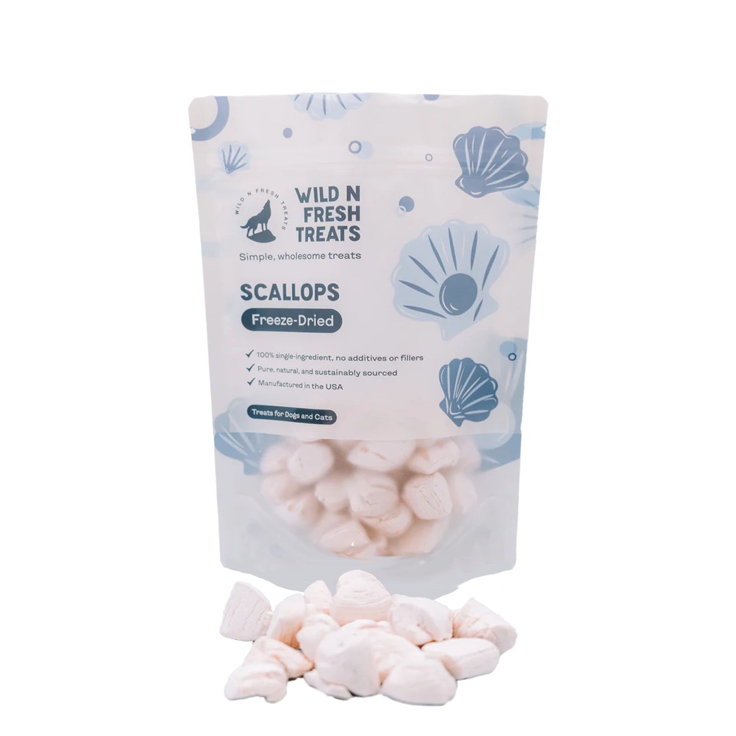 Wild n Fresh🐱🐶Freeze Dried Scallops 1.5oz