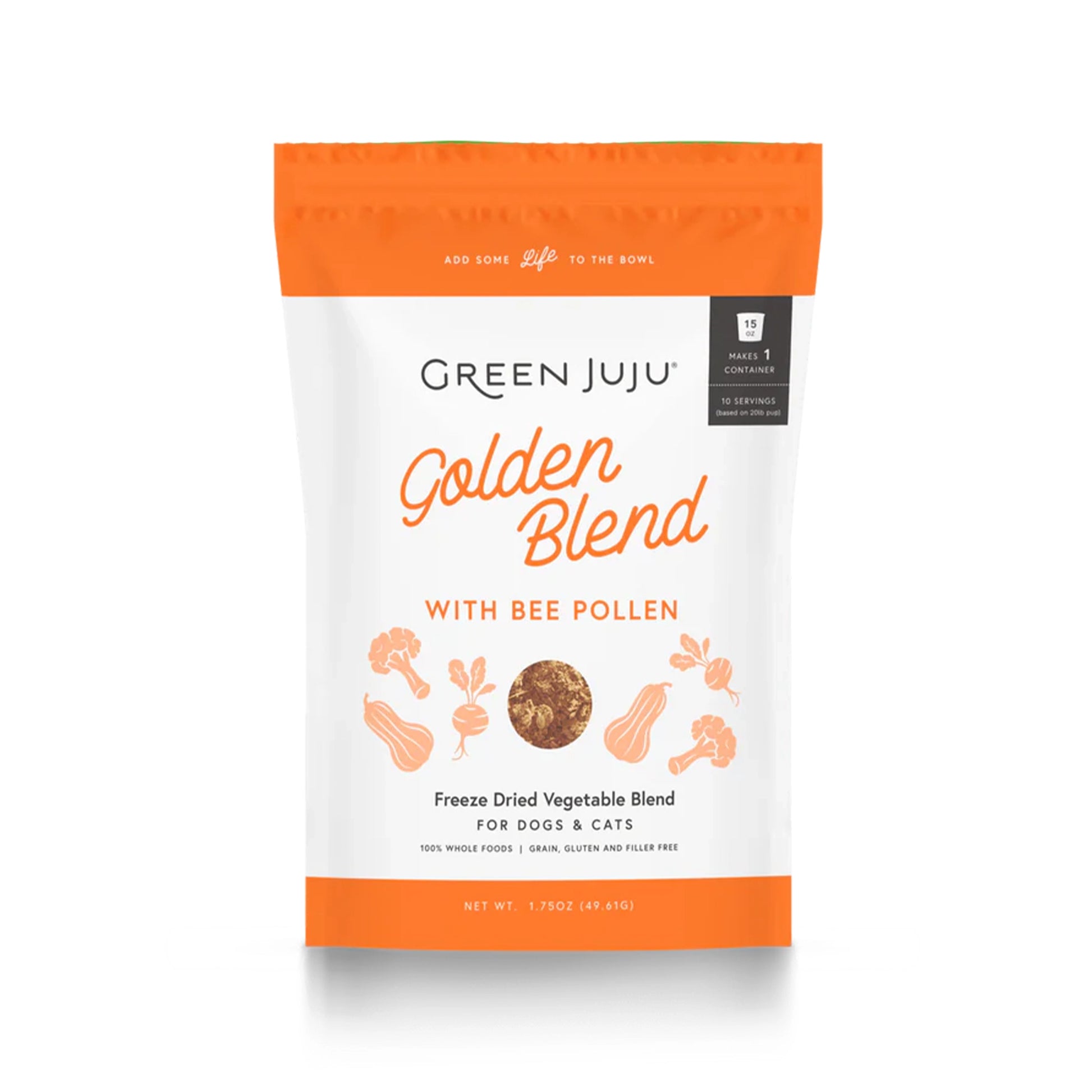 Green JuJu🐶Freeze Dried Golden Blend With Bee Pollen