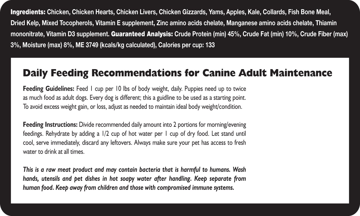 Fresh Is Best🐶Freeze Dried Chicken Dog Food