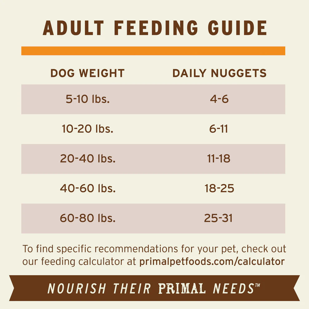 Primal🐶Freeze Dried Raw Nuggets 14oz
