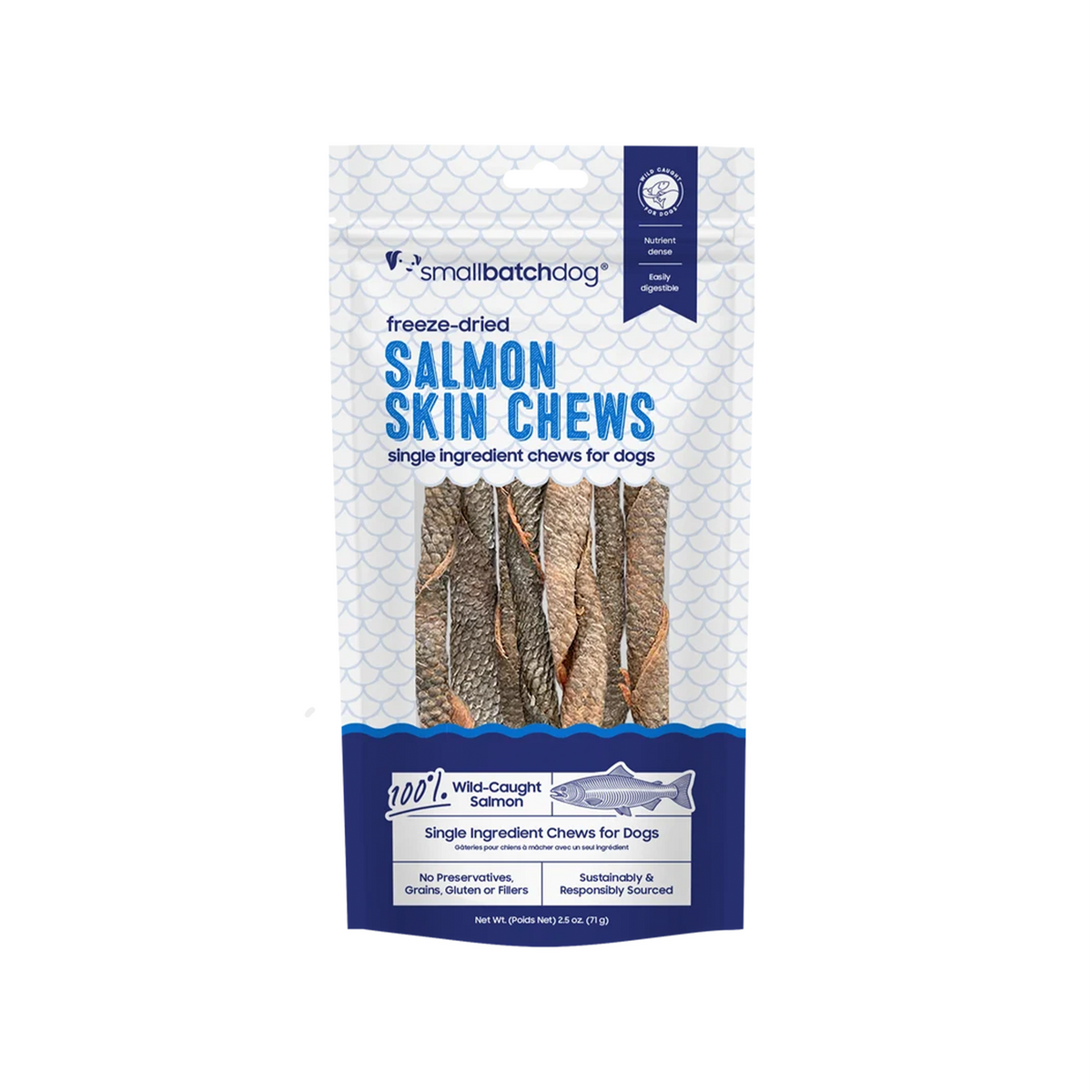 Smallbatch🐶Salmon Fish Skin Chews 2.5oz