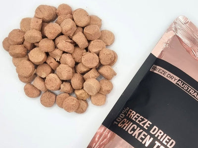 FDA🐱🐶Freeze Dried Chicken Thigh Training Balls 100g