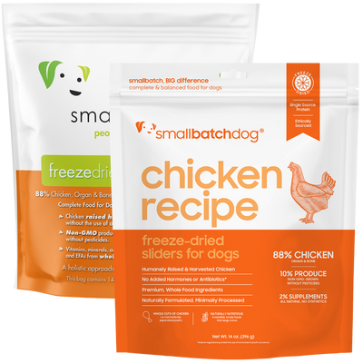 Smallbatch🐶Freeze Dried Sliders - Chicken
