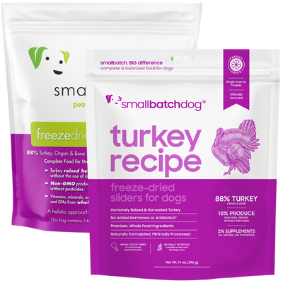 Smallbatch🐶Freeze Dried Sliders - Turkey