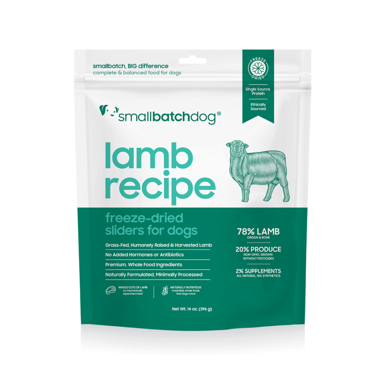 Smallbatch🐶Freeze Dried Sliders - Lamb
