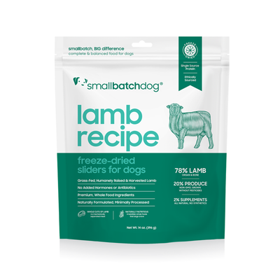 Smallbatch🐶Freeze Dried Sliders - Lamb