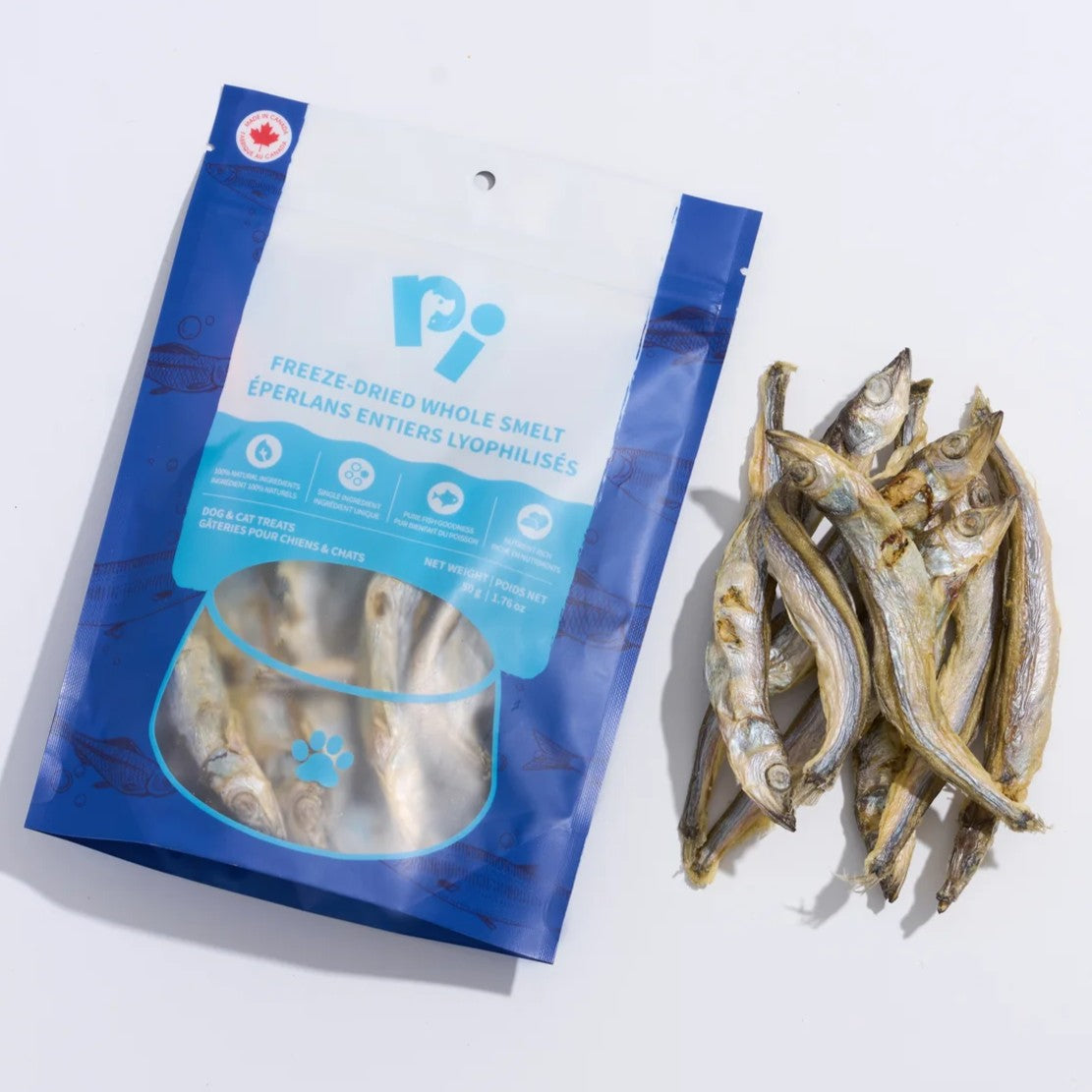 PI PET🐱🐶Freeze Dried Whole Smelt 50g