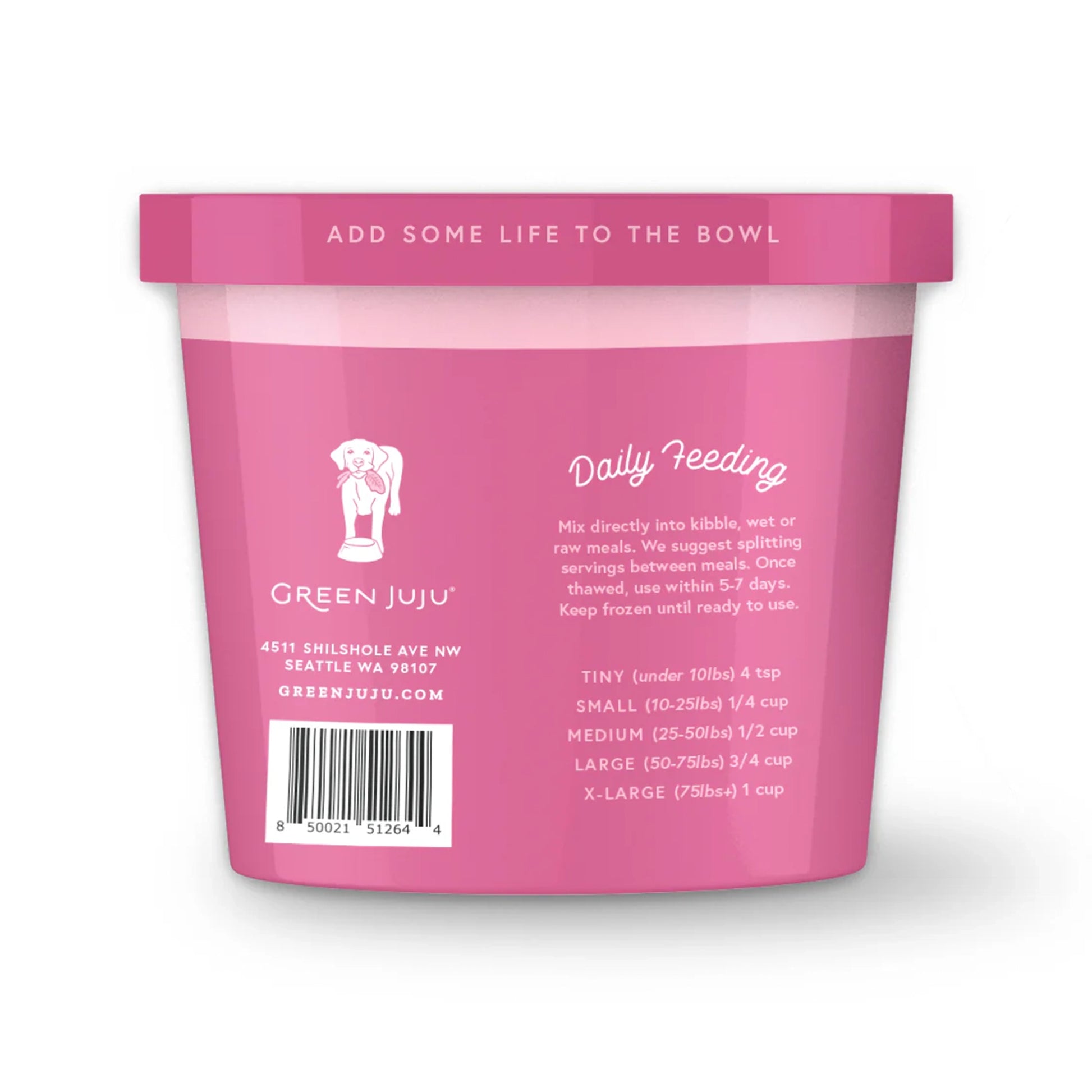 Green JuJu🐶Vitality Blend - Frozen Vegetable Blend