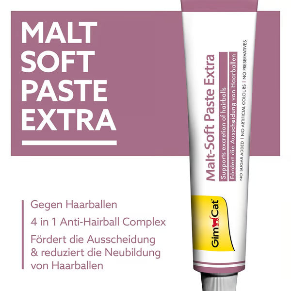 GimCat🐱Malt-Soft-Extra Anti Hairball Paste 50g