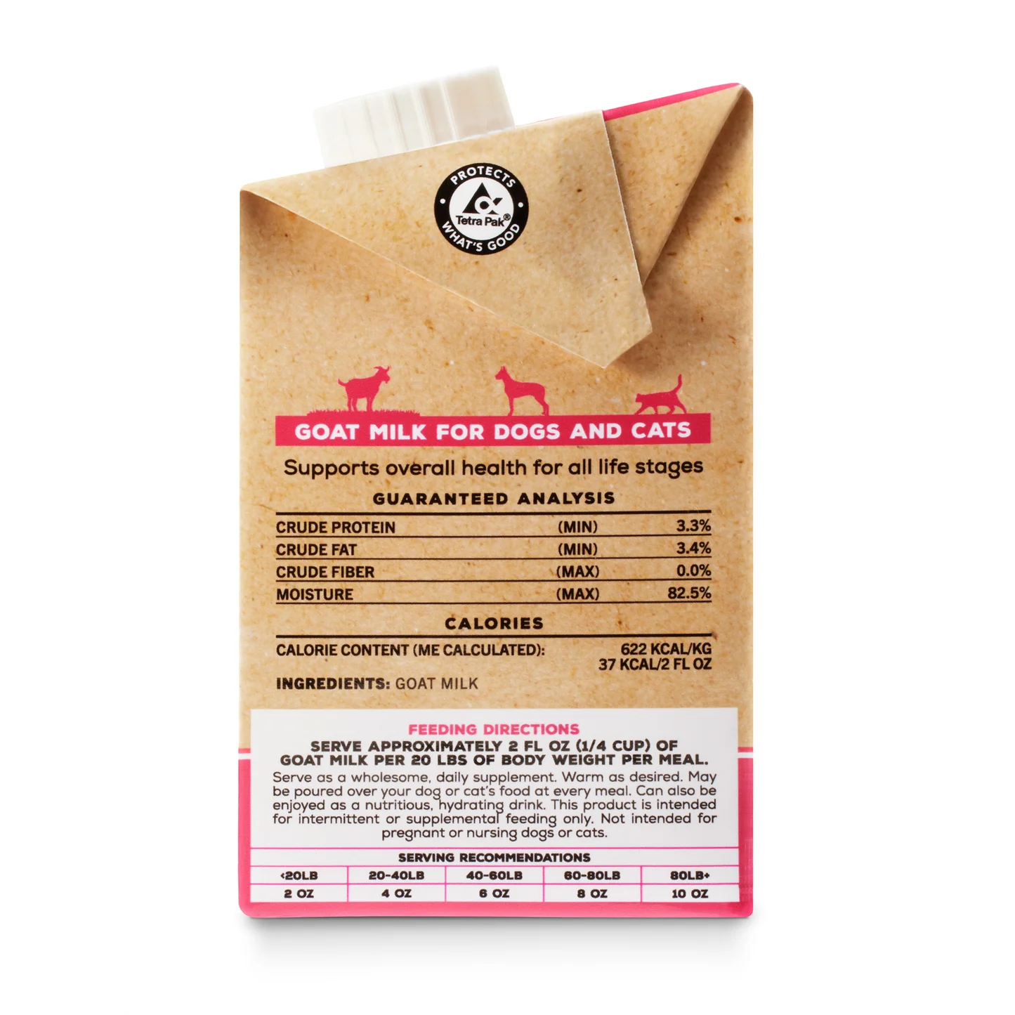 Brutus🐱🐶Gut Health Support 100% Pure Goat Milk 16oz