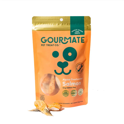 Gourmate🐱🐶Freeze Dried Alpine Freshwater Salmon Fin 3.5oz