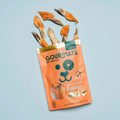 Gourmate🐱🐶Freeze Dried Alpine Freshwater Salmon Fin 3.5oz