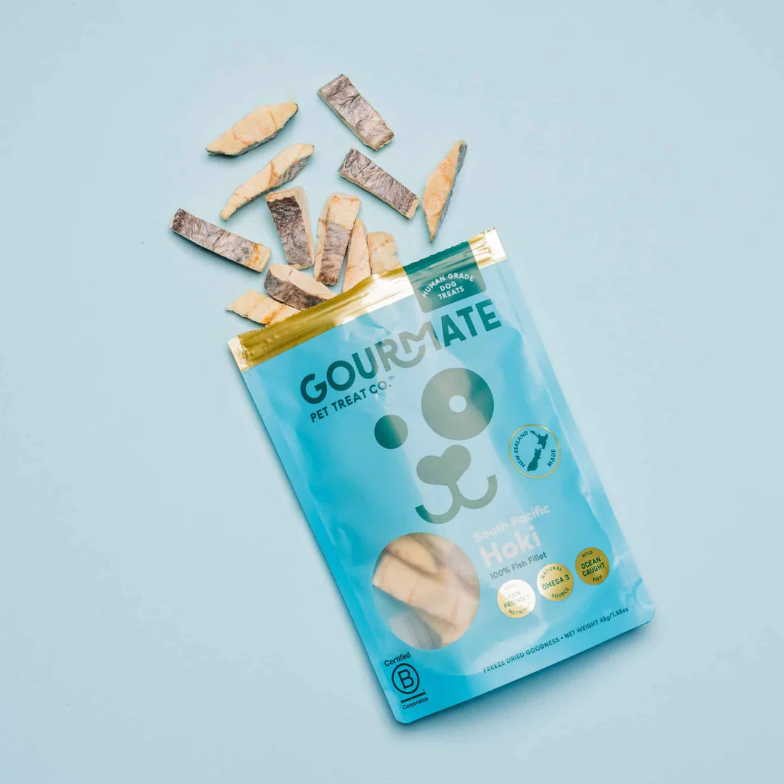 Gourmate🐱🐶Freeze Dried South Pacific Hoki 1.6oz
