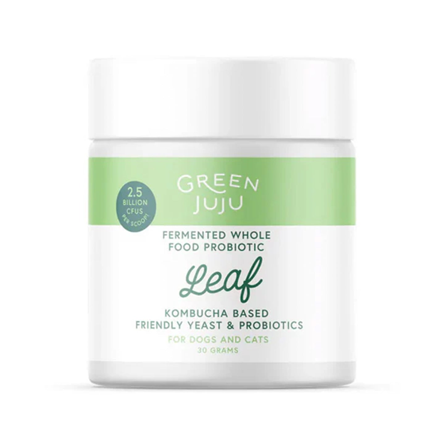 Green JuJu🐱🐶Leaf - Fermented, Kombucha-Based Probiotic 30g