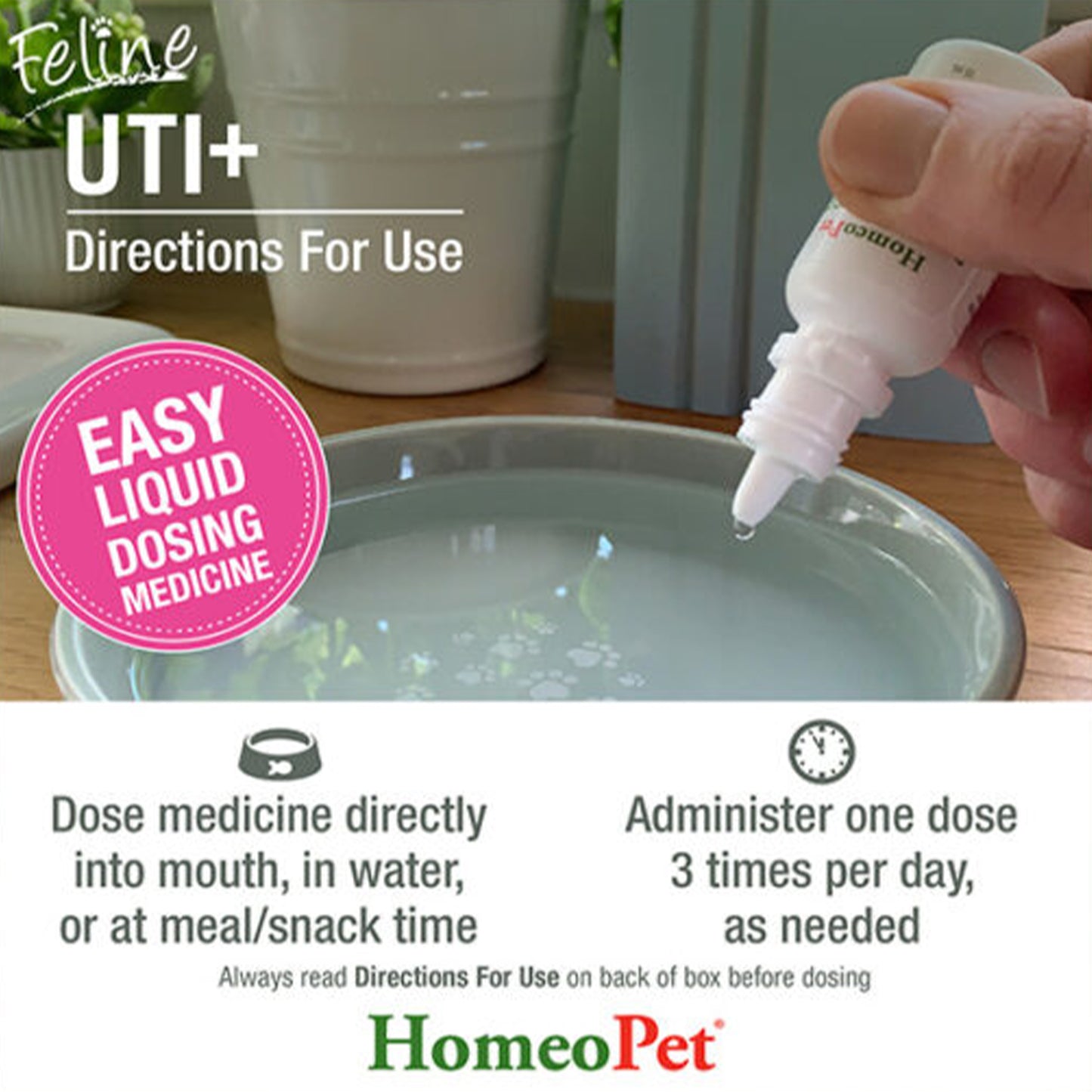 Homeo Pet🐱Feline UTI+ 1.1oz