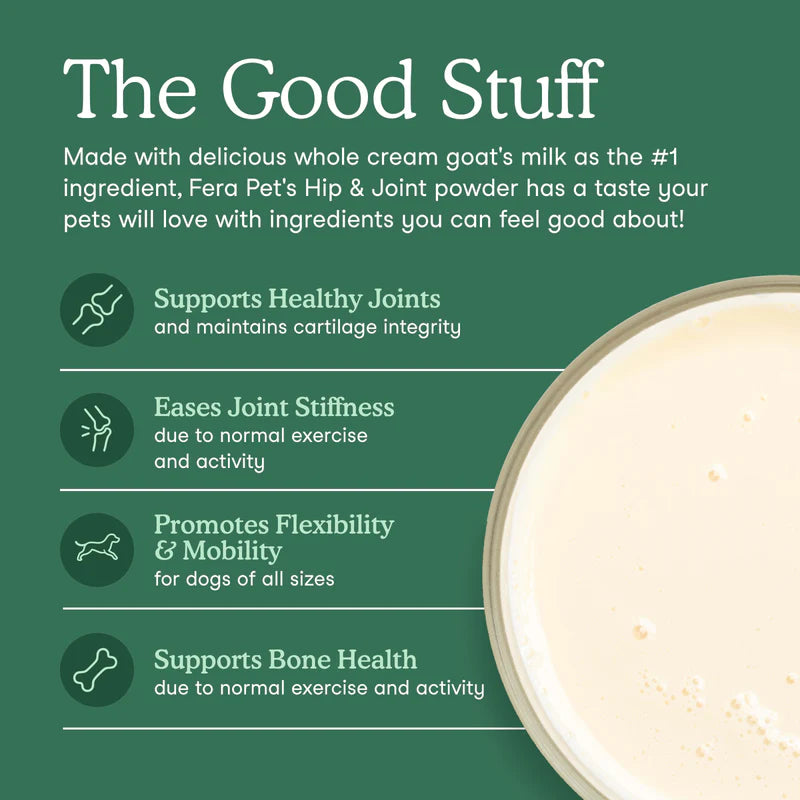 Fera Pets🐱🐶Hip + Joint Goat Milk 180g