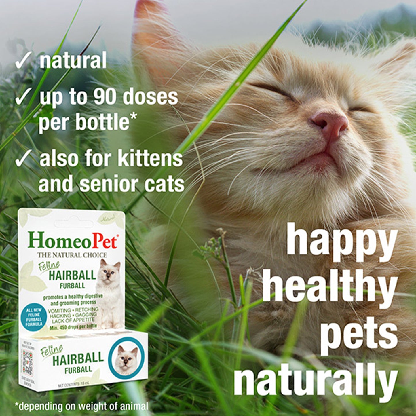 Homeo Pet🐱Hairball Furball 1.1oz