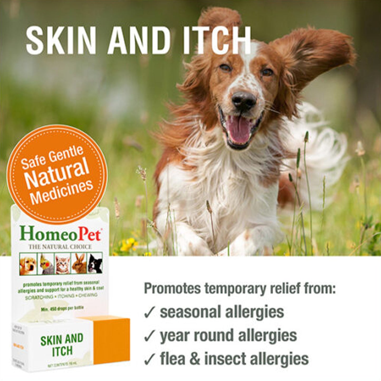 Homeo Pet🐱🐶Skin And Itch 1.1oz