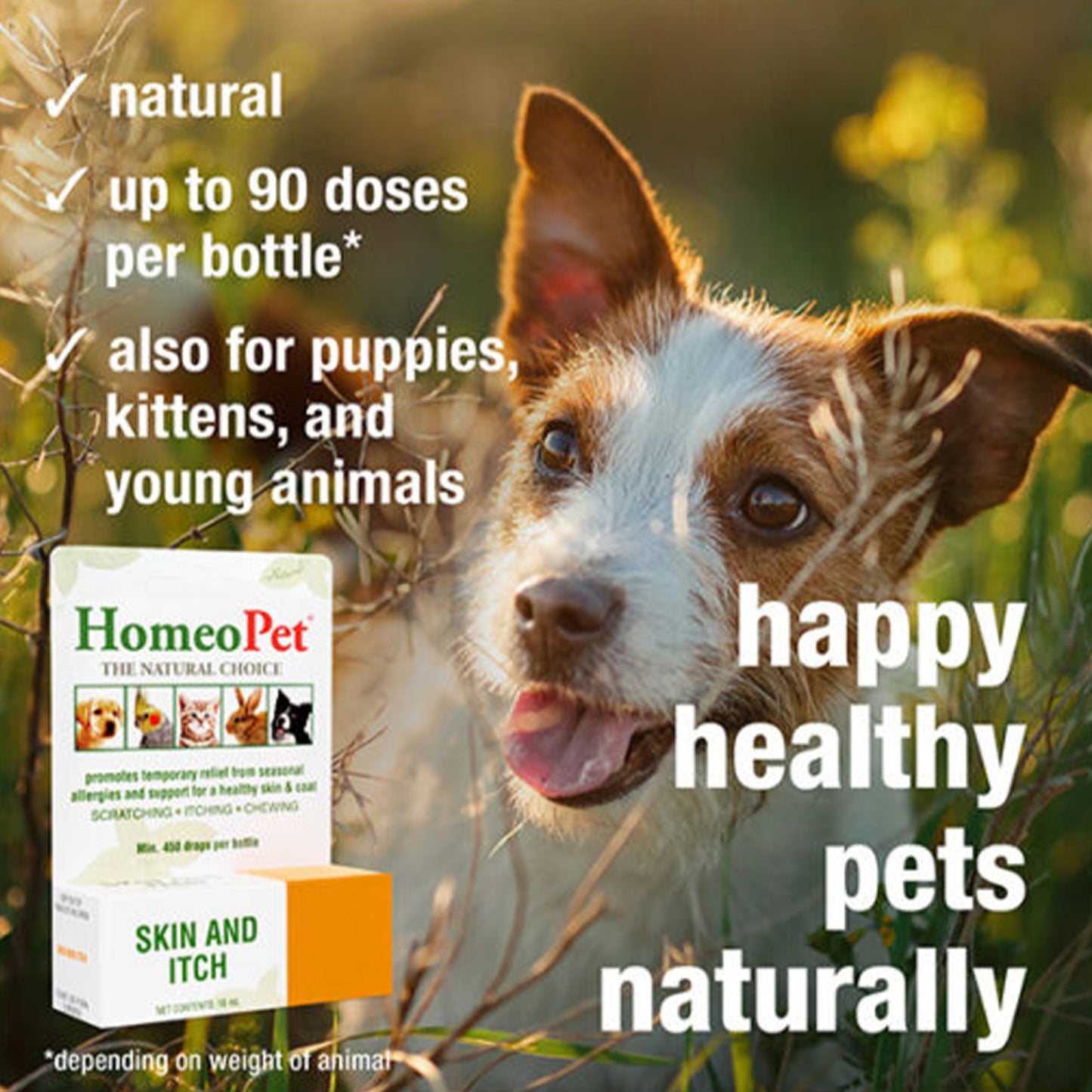 Homeo Pet🐱🐶Skin And Itch 1.1oz