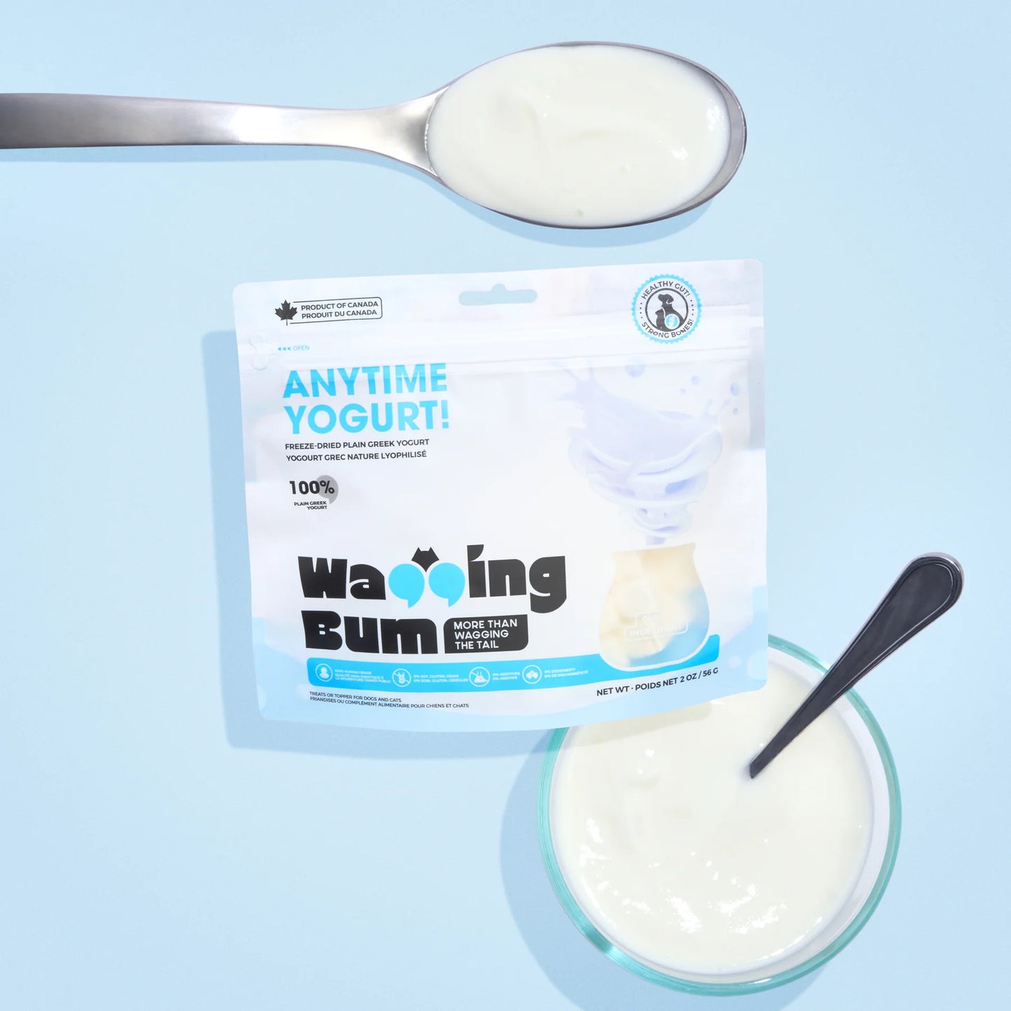 Wagging Bum🐱🐶Freeze Dried Plain Greek Yogurt 2oz