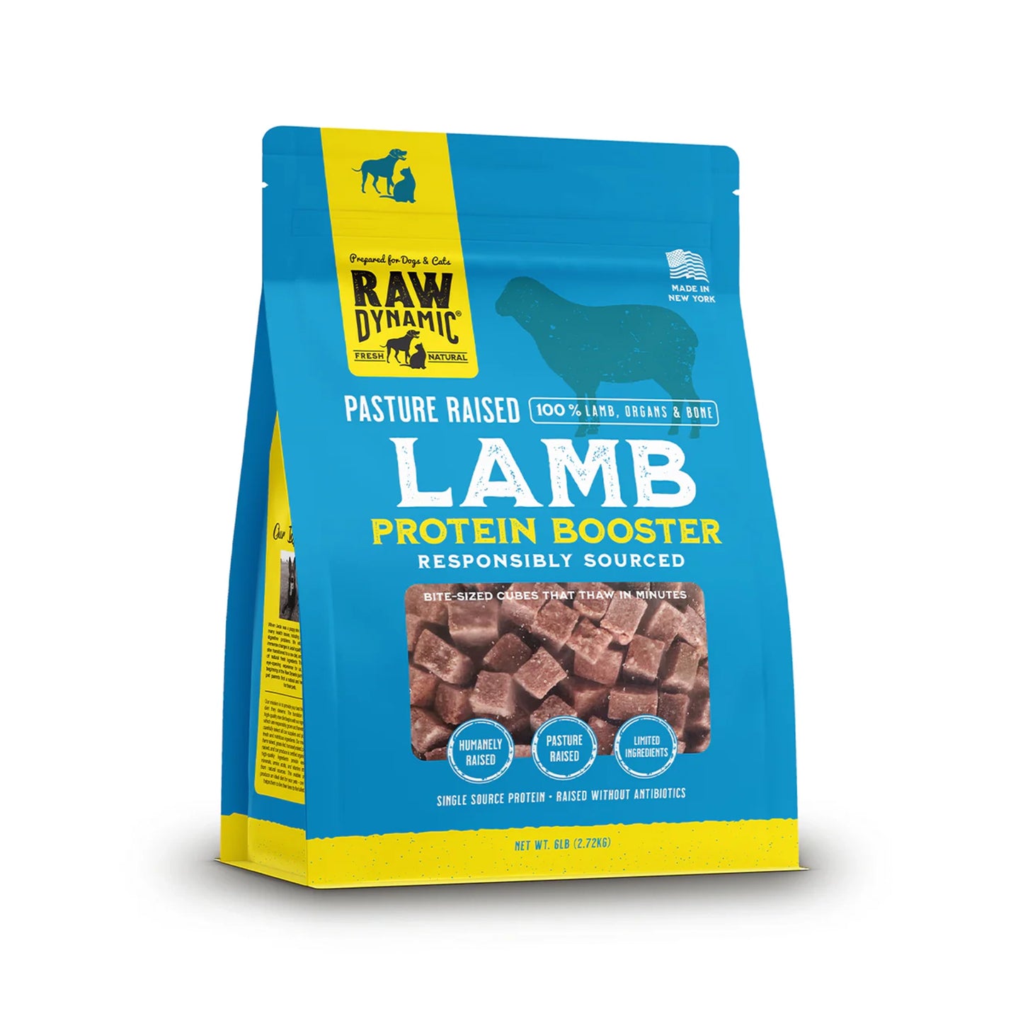 Raw Dynamic🐱🐶Frozen Protein Booster Lamb 6lb
