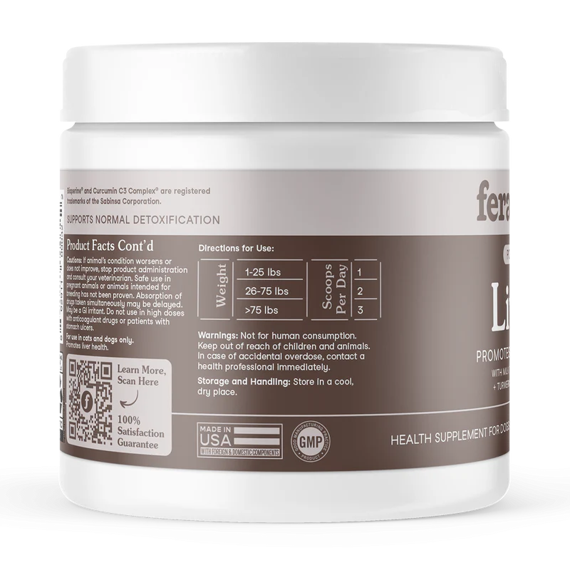 Fera Pets🐱🐶Liver Support 72g
