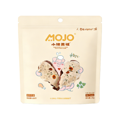 MOJO🐱🐶Freeze Dried Creamy Coated Q10 Energy Biscuits Pork Heart 50g