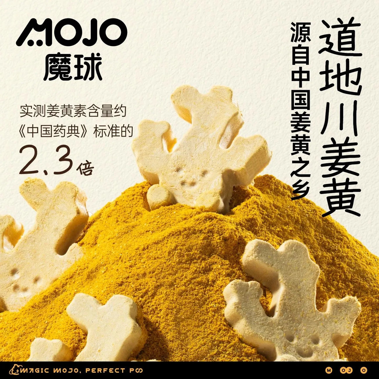 MOJO🐱🐶Freeze Dried Ginger Functional Support Bites 50g