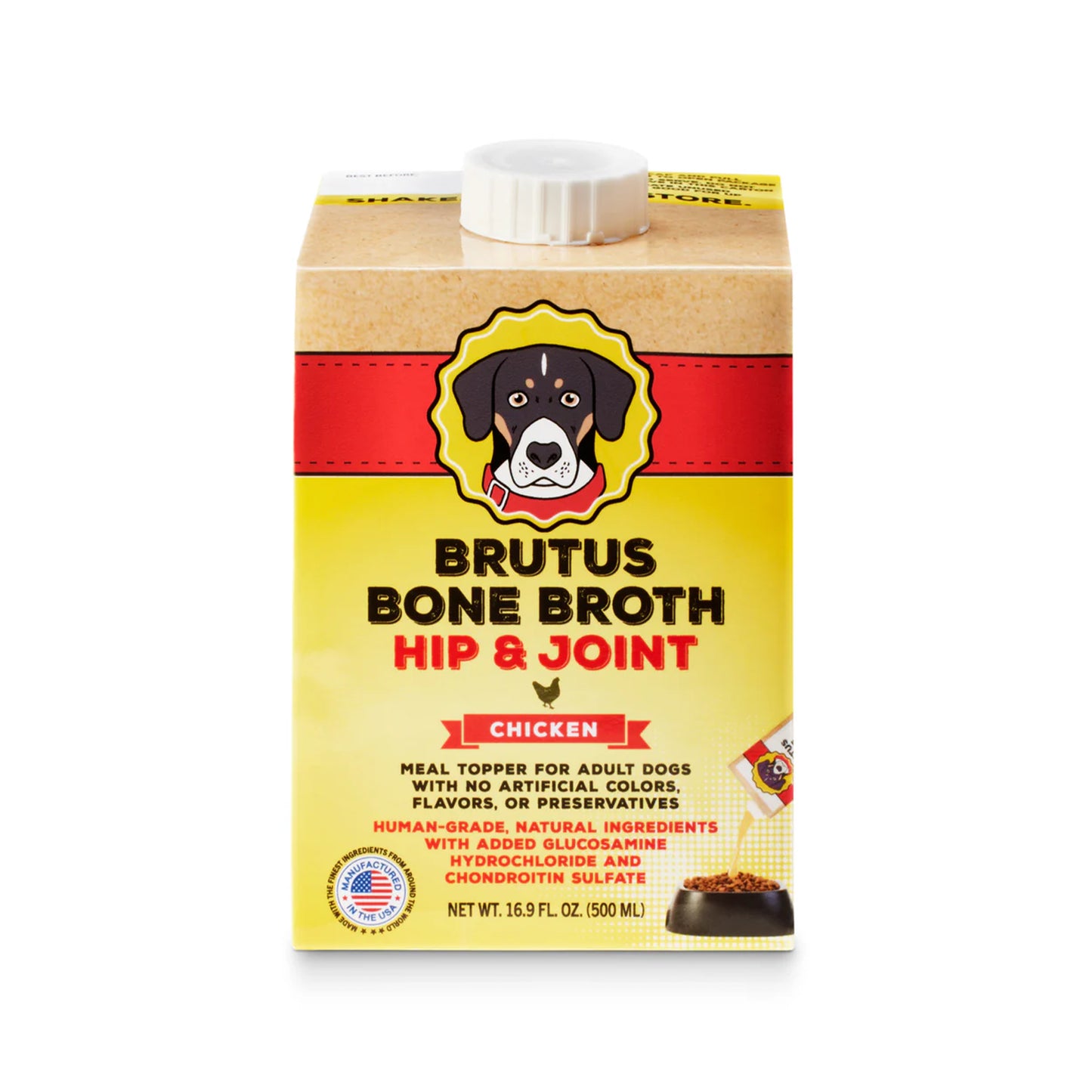 Brutus🐶Mini Hip & Joint Formula - Chicken Bone Broth 500ml