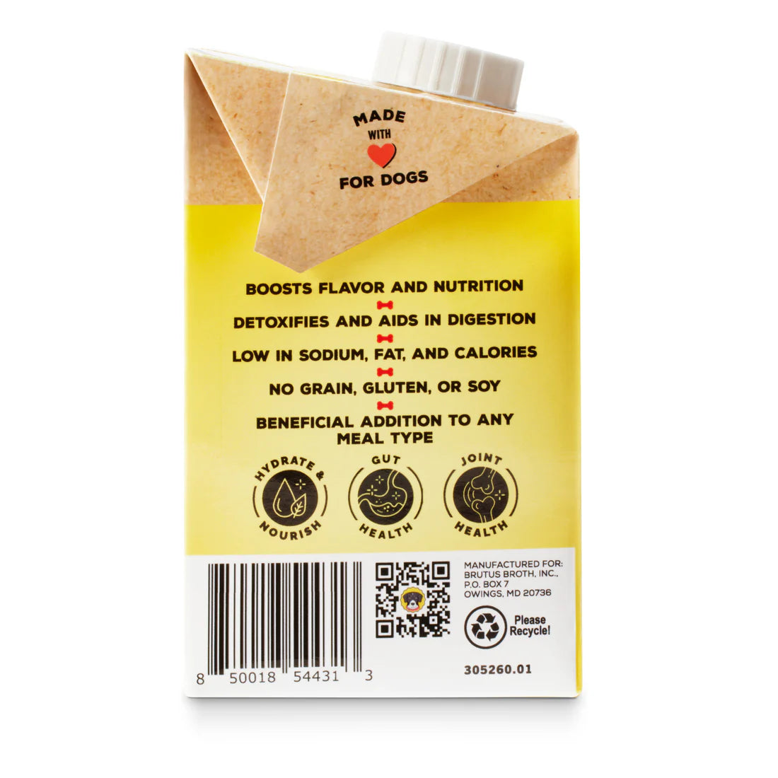 Brutus🐶Mini Hip & Joint Formula - Chicken Bone Broth 500ml