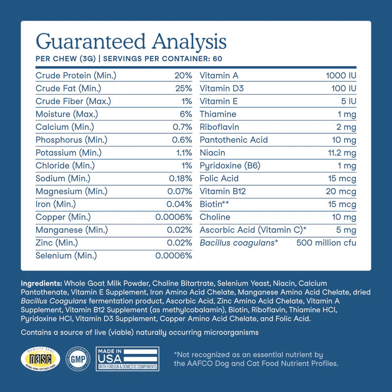 Fera Pets🐱🐶Multivitamin Goat Milk 180g