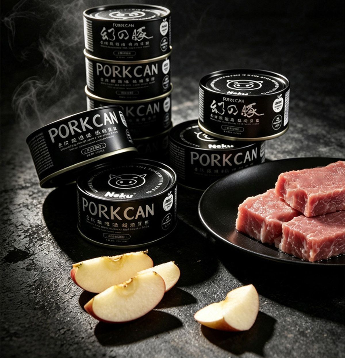 NEKU🐱Limited Editions: Pork & Aksu Apple Complete Wet Food 80g